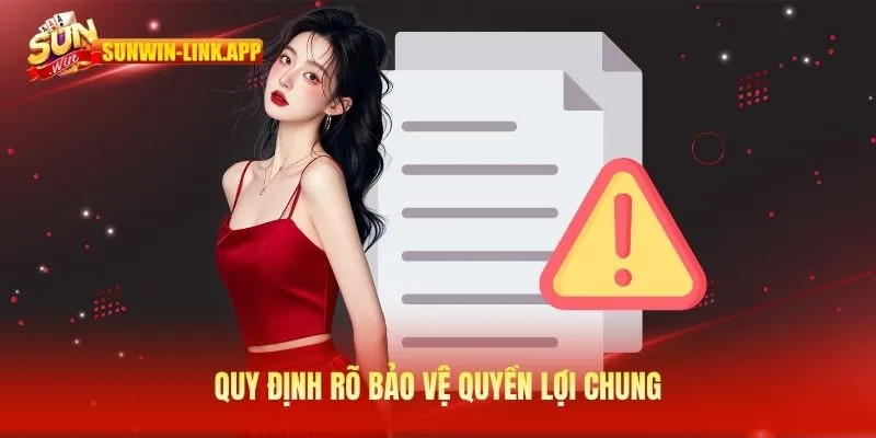 Quy định rõ bảo vệ quyền lợi chung