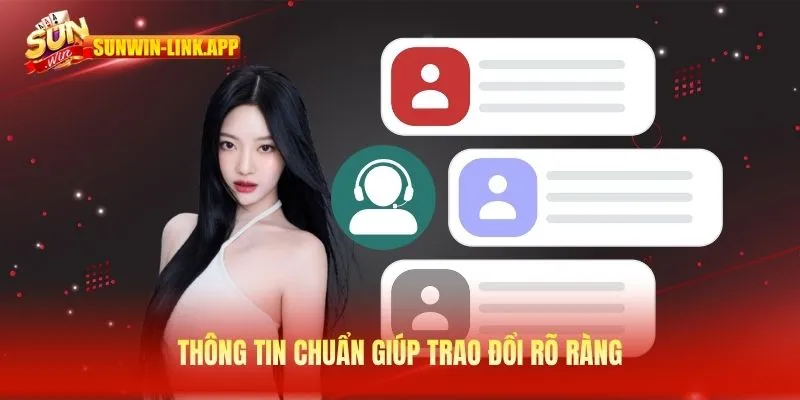 Thông tin chuẩn giúp trao đổi rõ ràng